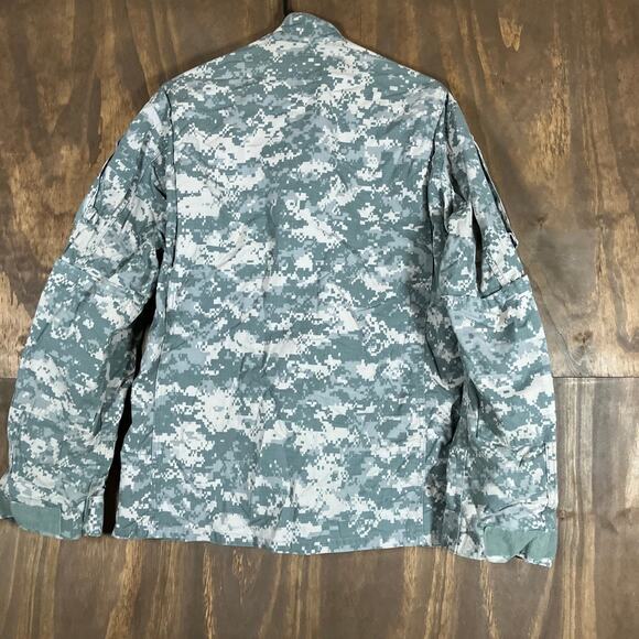 Military Army Combat Mens Coat Green Camouflage Uniform Digicam Medium Regular - Picture 10 of 13